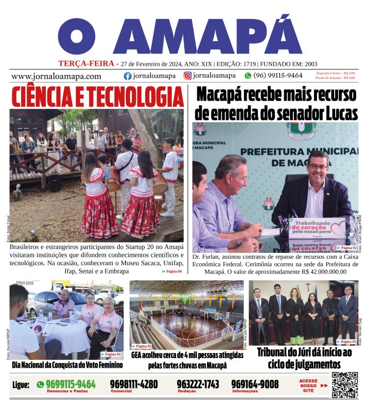 Edi O Impressa Jornal O Amap