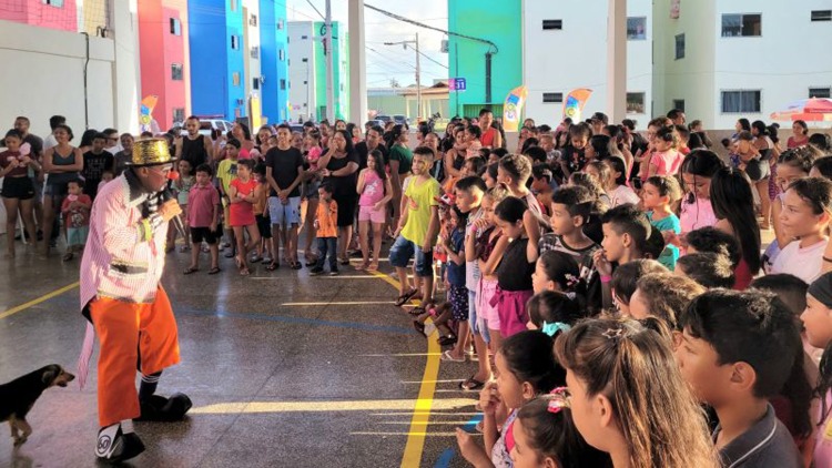 Muitos sorrisos, brincadeiras e diversão marcam o Dia das Crianças no Residencial Vila dos Oliveiras