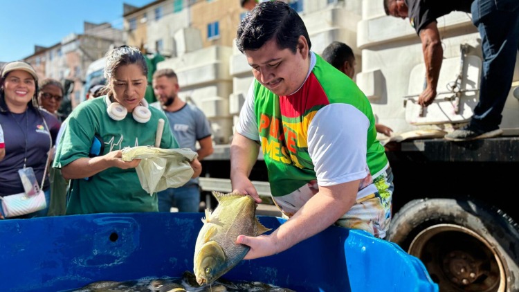 Moradores do Conjunto Habitacional São José participam do programa Peixe na Mesa
