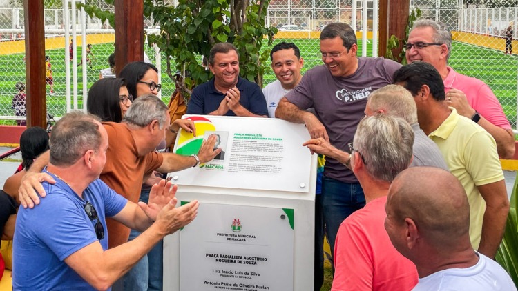 Macapá entrega nova Praça Radialista Agostinho Nogueira e arena esportiva no Perpétuo Socorro como parte do Projeto Orla Viva