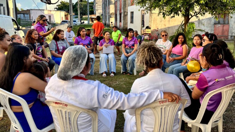 Macapá Mais Cidadania leva serviços gratuitos e ações do Agosto Lilás ao Residencial Mucajá
