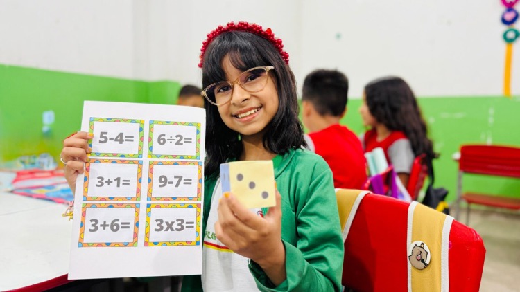 Projeto “Brincando com a Matemática” transforma o aprendizado dos alunos do 4º ano da Escola Esforço Popular