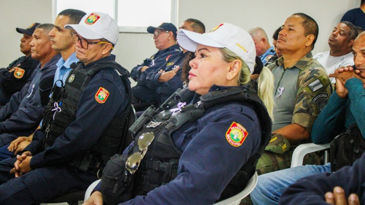 Agosto Lilás: Palestra para a Guarda Municipal reforça o combate à violência contra a mulher