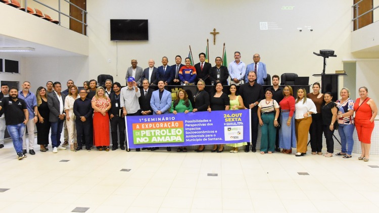 Santana sediou com sucesso o I Seminário “A Exploração do Petróleo no Amapá” e consolidou o debate sobre o futuro energético do estado