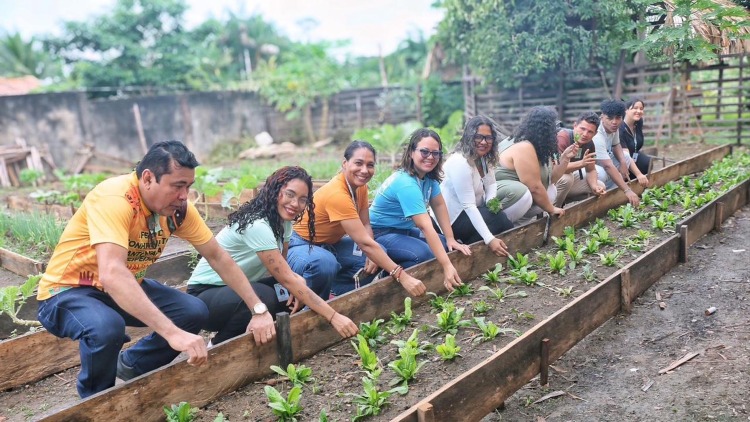 EcoEducação: projeto inicia etapa de formação para estudantes sobre hortas escolares na rede pública de ensino