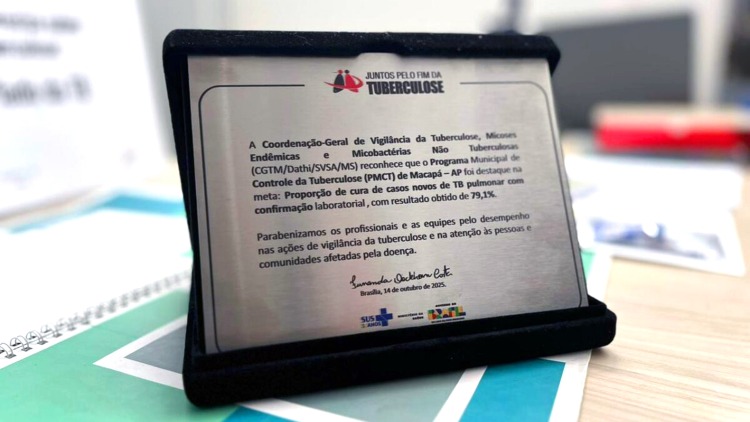 Macapá é a única capital do país a atingir a meta de cura de casos novos de tuberculose pulmonar