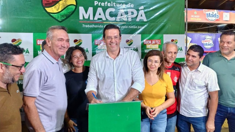 Prefeito Dr. Furlan assina ordem de serviço para pavimentação de 12 vias no bairro Boné Azul