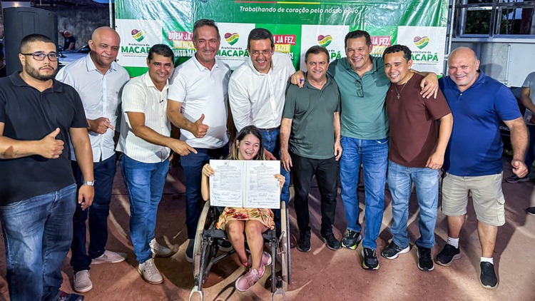 Prefeitura de Macapá assina ordem de serviço para pavimentação de vias no bairro Renascer