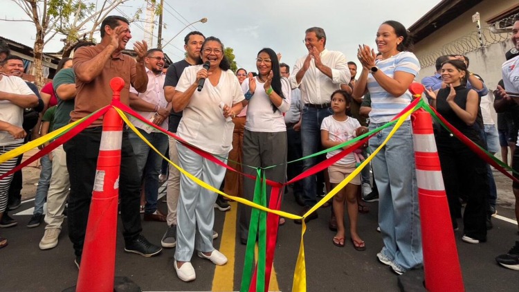 Prefeitura de Macapá entrega 17 vias pavimentadas no bairro Nova Esperança