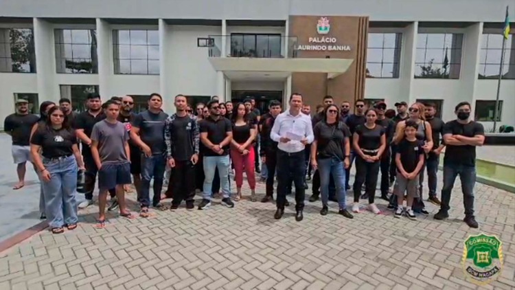 Aprovados no concurso da PMM fazem reivindicação