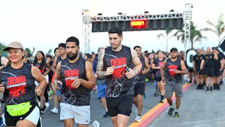 Treinão para a Corrida do Bope reúne 3 mil corredores e inaugura circuito na Travessia Ambiental, em Macapá