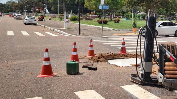 CSA conclui primeira etapa das obras de substituição de redes na Avenida FAB